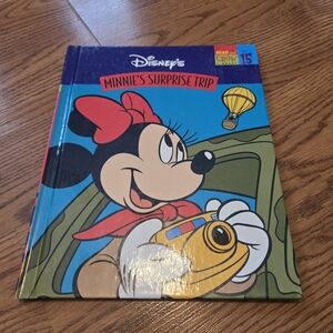 Disney 1997 Minnie’s Surprise Trip Hardcover Book Read & Grow Library Vol 15 VTG